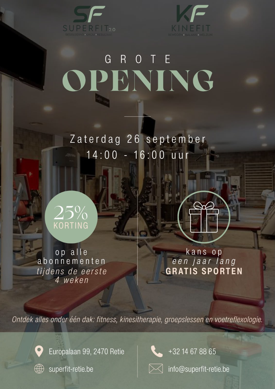 Tijdelijke actie van SuperFit